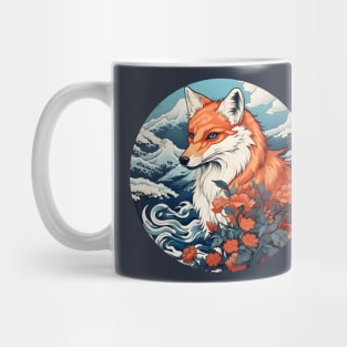 Ukiyo-e fox Mug